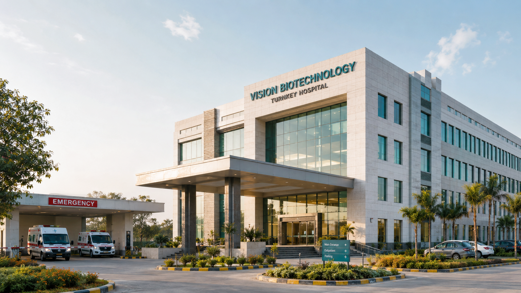 Turnkey hospital and modular surgical infrastructure